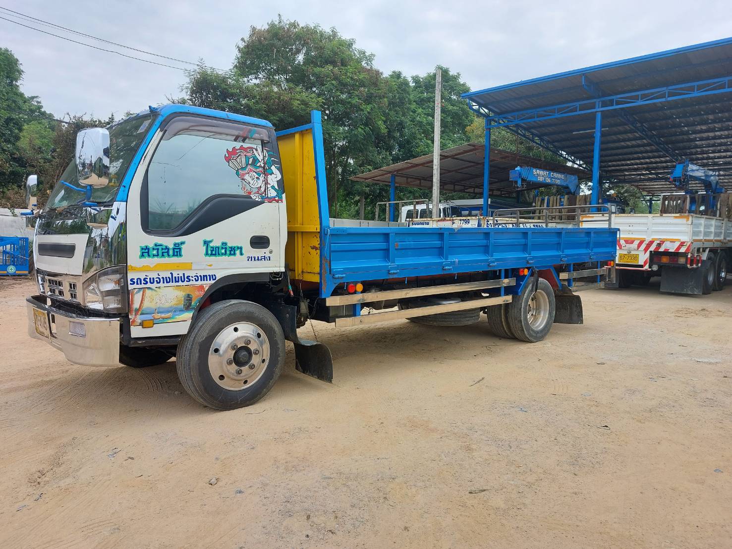 8 - https://sawatcranepattaya.com | สวัสดิ์เครน พัทยา - บริการให้เช่ารถรับจ้างขนส่งทั่วไทย รายเที่ยว รายเดือน รายวัน รถขนส่ง 4 ล้อ และ 6 ล้อ รถโมบายเครน รถเฮี๊ยบ 10 ล้อ สำรวจหน้างานฟรี